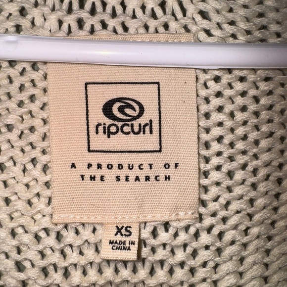 Rip Curl Women’s Colorblock Open Front Cardigan Sweater Wide Arms‎  Size XS - Picture 5 of 7